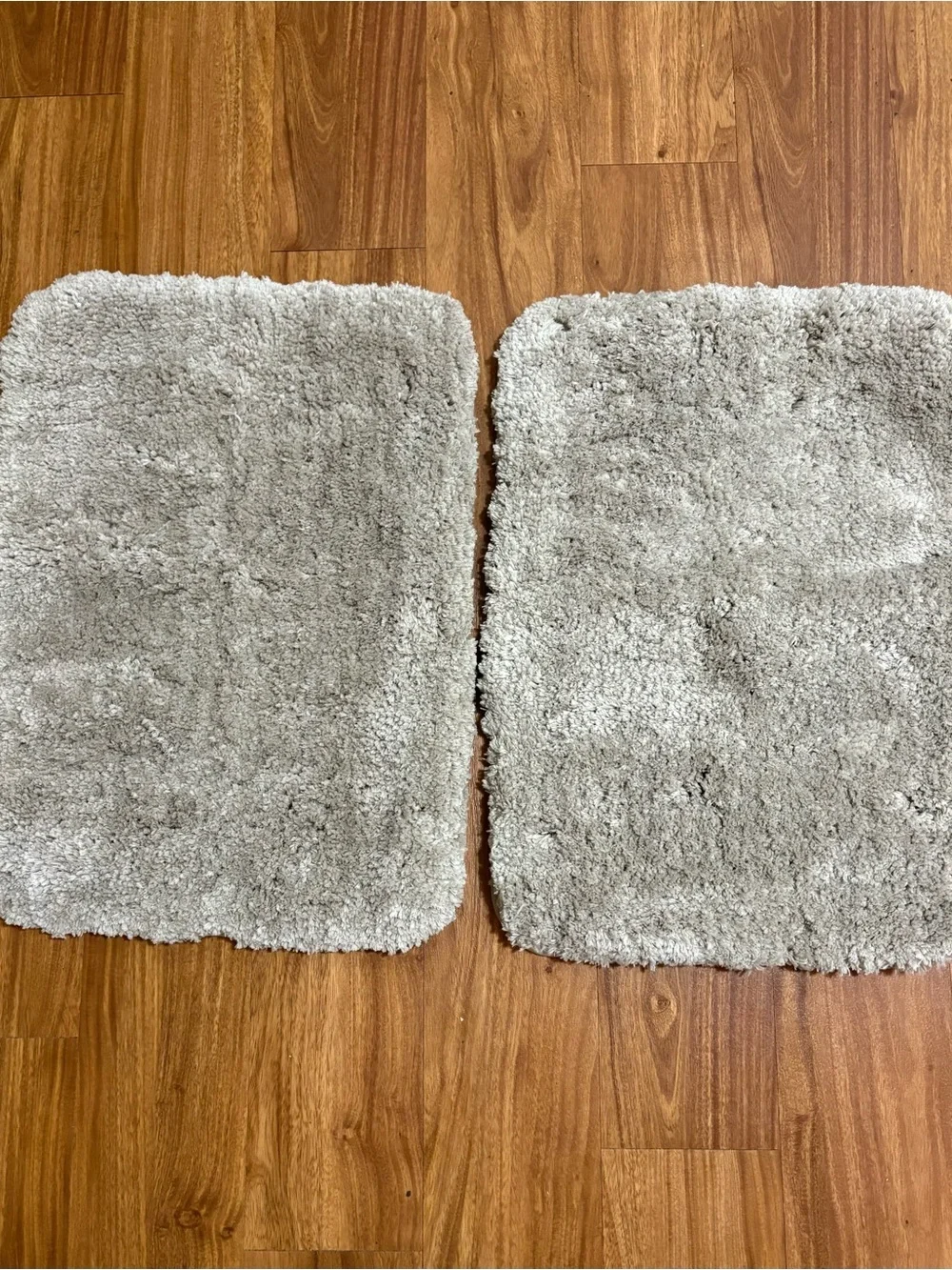 Amazon Plush Taupe Bath Mat - Set of Two